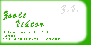 zsolt viktor business card